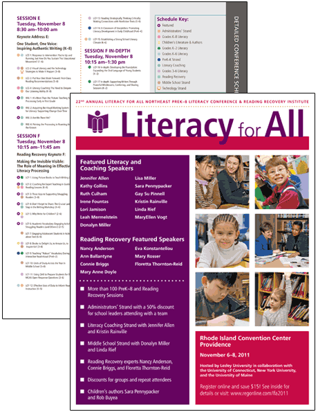 lesley literacy for all catalog